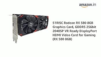 Amazon.in: Buy 51RISC Radeon RX 580 8GB pci_e_x16 Graphics
